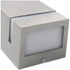 Utomhusvägglampa 2 st 35 W silver rektangulär vidaXL 75 x 95 x 238 mm – miniatyr 6