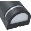 Utomhusvägglampa 2 st 35 W svart halvrund vidaXL 75 x 95 x 238 mm – miniatyr 6