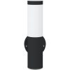 Utomhusvägglampa 2 st Svart rostfritt stål IP44 vidaXL Medium – miniatyr 4