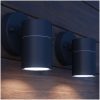 Utomhusvägglampa LED 2 st rostfritt stål nedåt vidaXL – miniatyr 3