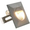 Utomhusvägglampa LED 6 st 5 W silver fyrkantig vidaXL – miniatyr 2