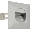 Utomhusvägglampa LED 6 st 5 W silver fyrkantig vidaXL – miniatyr 3