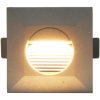 Utomhusvägglampa LED 6 st 5 W silver fyrkantig vidaXL – miniatyr 4