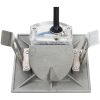 Utomhusvägglampa LED 6 st 5 W silver fyrkantig vidaXL – miniatyr 6