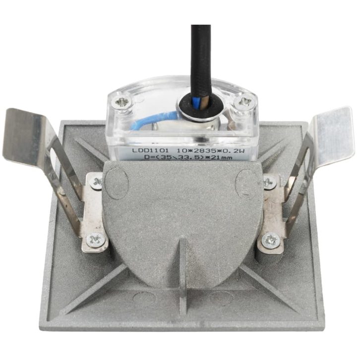 Utomhusvägglampa LED 6 st 5 W silver fyrkantig vidaXL – bild 6