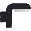 Utomhusvägglampa LED 9 W svart oval vidaXL – miniatyr 3