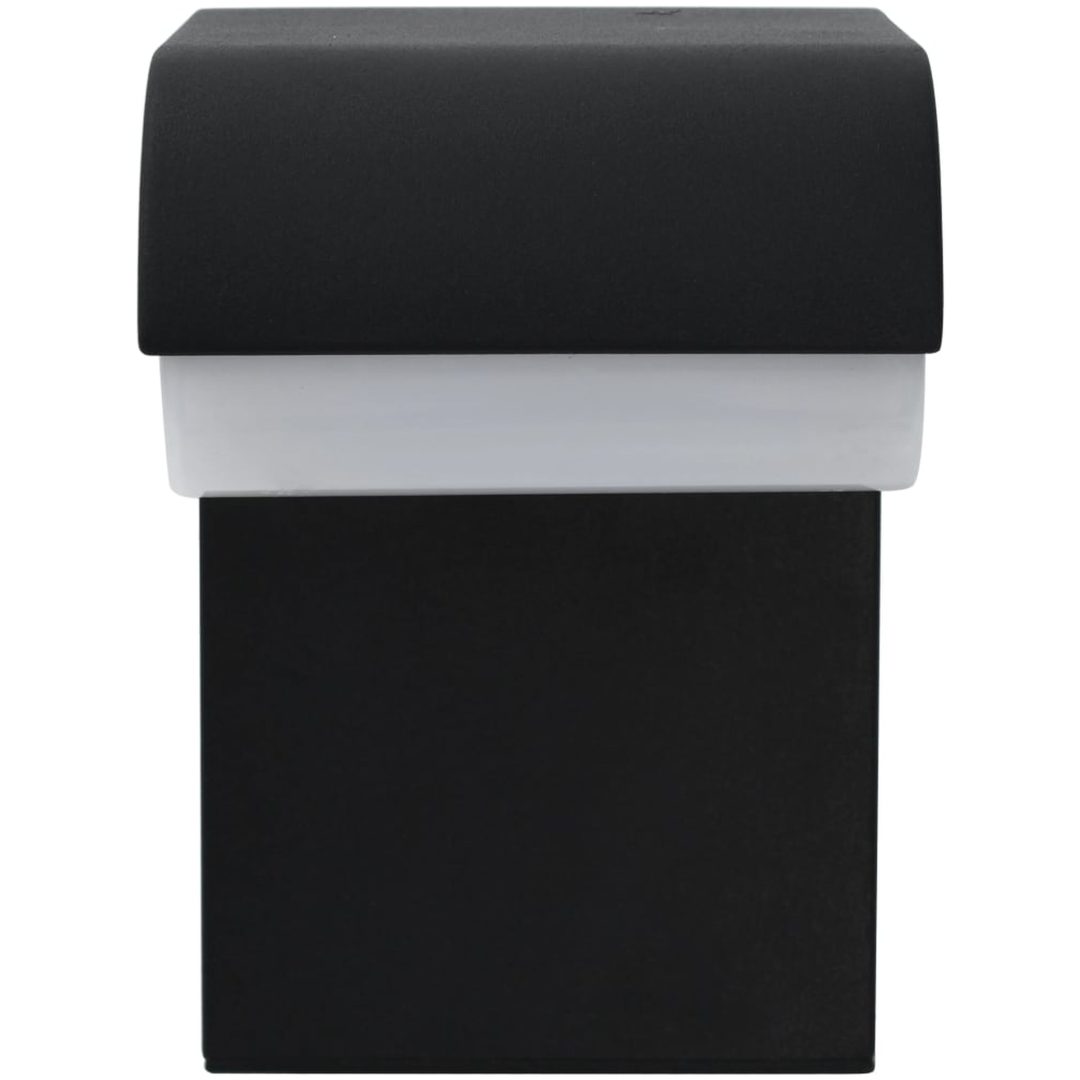 Utomhusvägglampa LED 9 W svart oval vidaXL – bild 4