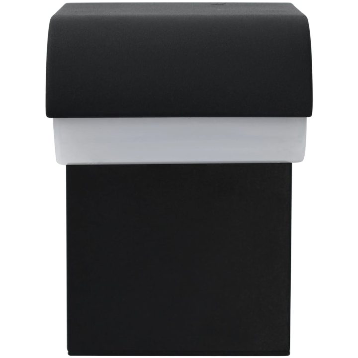 Utomhusvägglampa LED 9 W svart oval vidaXL – bild 4