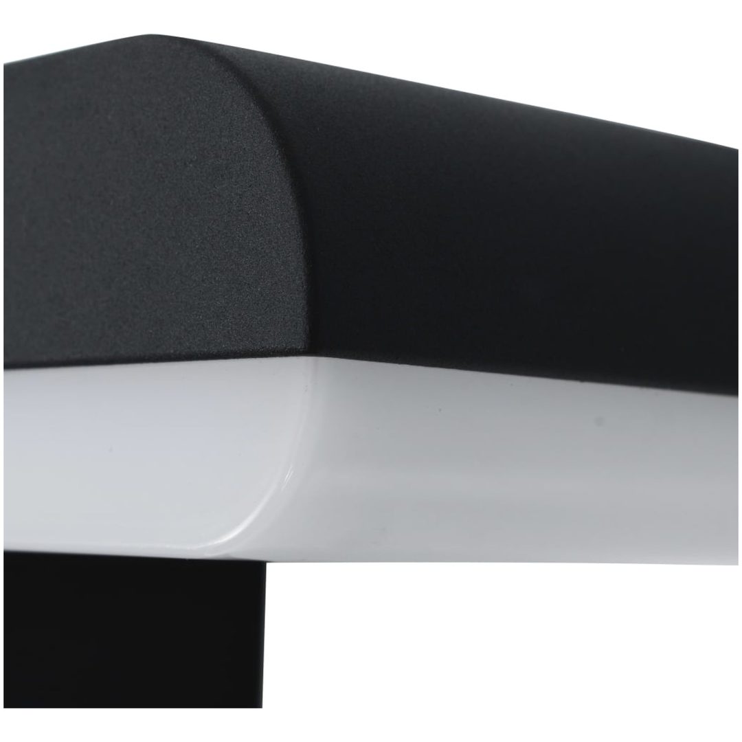 Utomhusvägglampa LED 9 W svart oval vidaXL – bild 6
