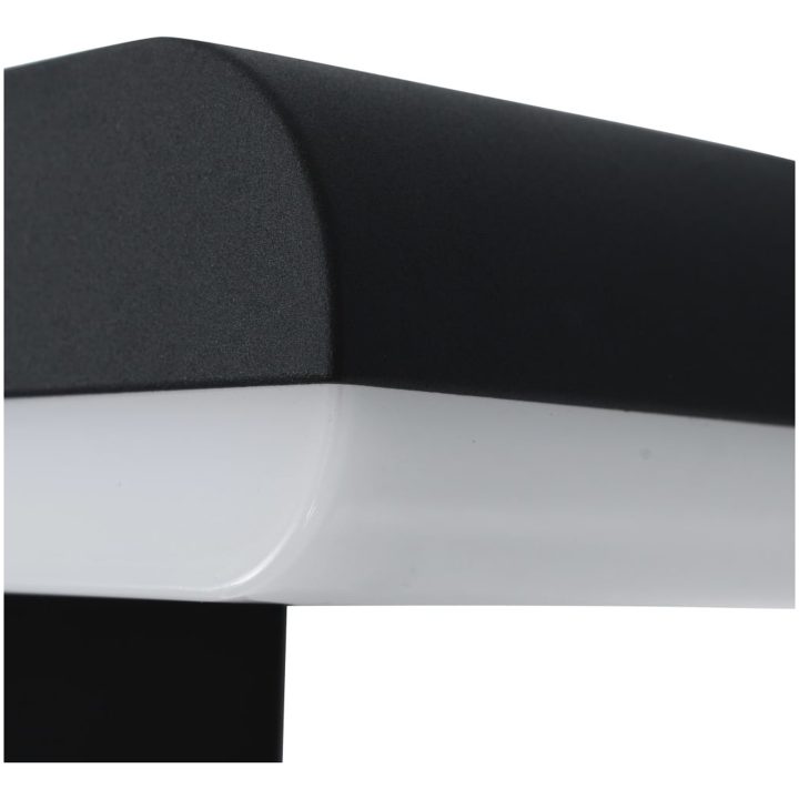Utomhusvägglampa LED 9 W svart oval vidaXL – bild 6