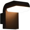 Utomhusvägglampa LED 9 W svart oval vidaXL – miniatyr 1