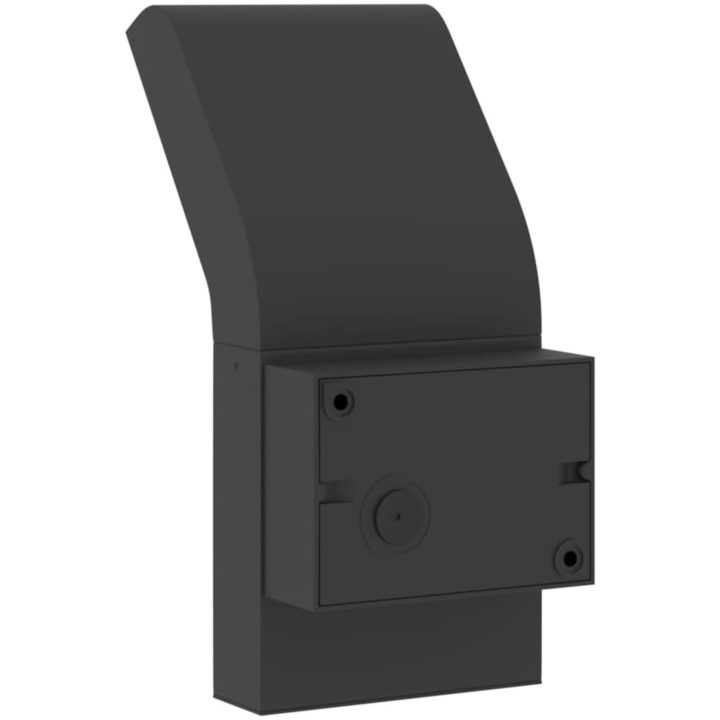 Utomhusvägglampa LED med sensor svart gjuten aluminium vidaXL – bild 7