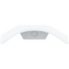 Utomhusvägglampa LED med sensor vit gjuten aluminium vidaXL – miniatyr 4
