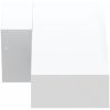 Utomhusvägglampa LED med sensor vit gjuten aluminium vidaXL – miniatyr 6