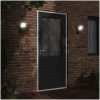 Utomhusvägglampa LED svart gjuten aluminium vidaXL – miniatyr 3