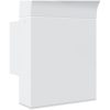 Utomhusvägglampa LED vit gjuten aluminium vidaXL – miniatyr 8