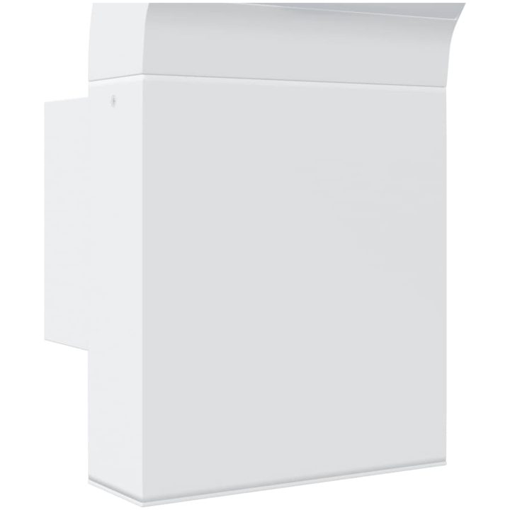 Utomhusvägglampa LED vit gjuten aluminium vidaXL – bild 8