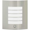 Utomhusvägglampa med sensor 2 st Silver Rostfritt stål IP44 vidaXL Medium – miniatyr 4