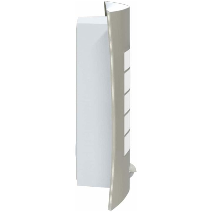 Utomhusvägglampa med sensor 2 st Silver Rostfritt stål IP44 vidaXL Medium – bild 5