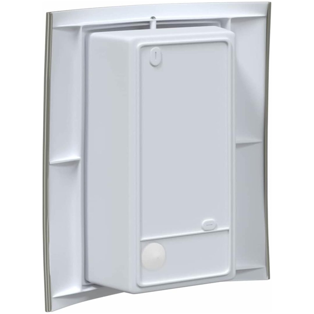 Utomhusvägglampa med sensor 2 st Silver Rostfritt stål IP44 vidaXL Medium – bild 6
