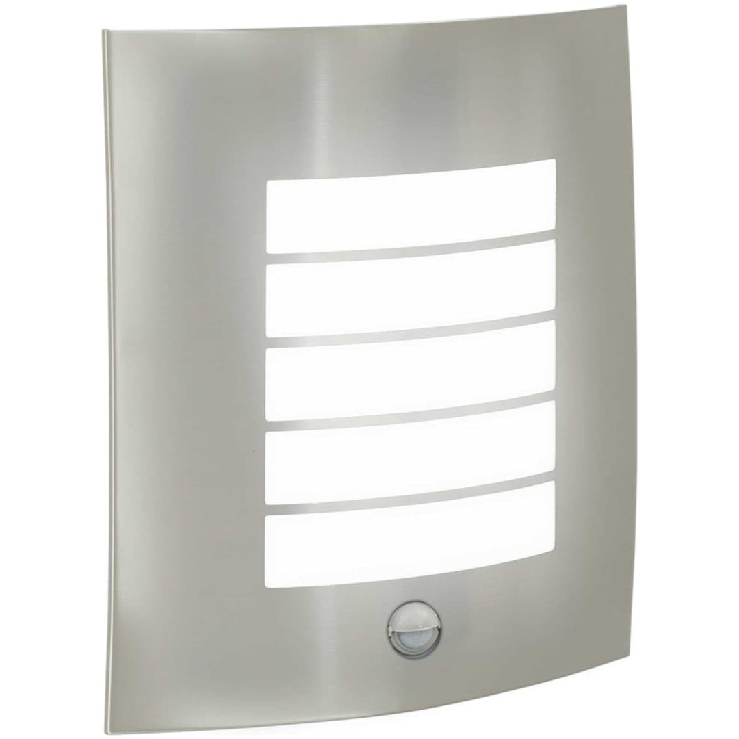 Utomhusvägglampa med sensor 2 st Silver Rostfritt stål IP44 vidaXL Medium – bild 10