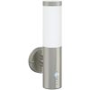 Utomhusvägglampa med sensor silver rostfritt stål IP44 vidaXL Medium – miniatyr 2