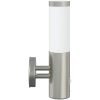 Utomhusvägglampa med sensor silver rostfritt stål IP44 vidaXL Medium – miniatyr 5