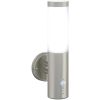 Utomhusvägglampa med sensor silver rostfritt stål IP44 vidaXL Medium – miniatyr 10