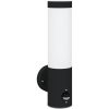 Utomhusvägglampa med sensor Svart Rostfritt Stål IP44 vidaXL Medium – miniatyr 2