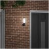 Utomhusvägglampa med sensor Svart Rostfritt Stål IP44 vidaXL Medium – miniatyr 3