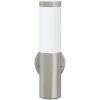 Utomhusvägglampa Silver Rostfritt Stål IP44 vidaXL Medium – miniatyr 4