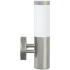 Utomhusvägglampa Silver Rostfritt Stål IP44 vidaXL Medium – miniatyr 5