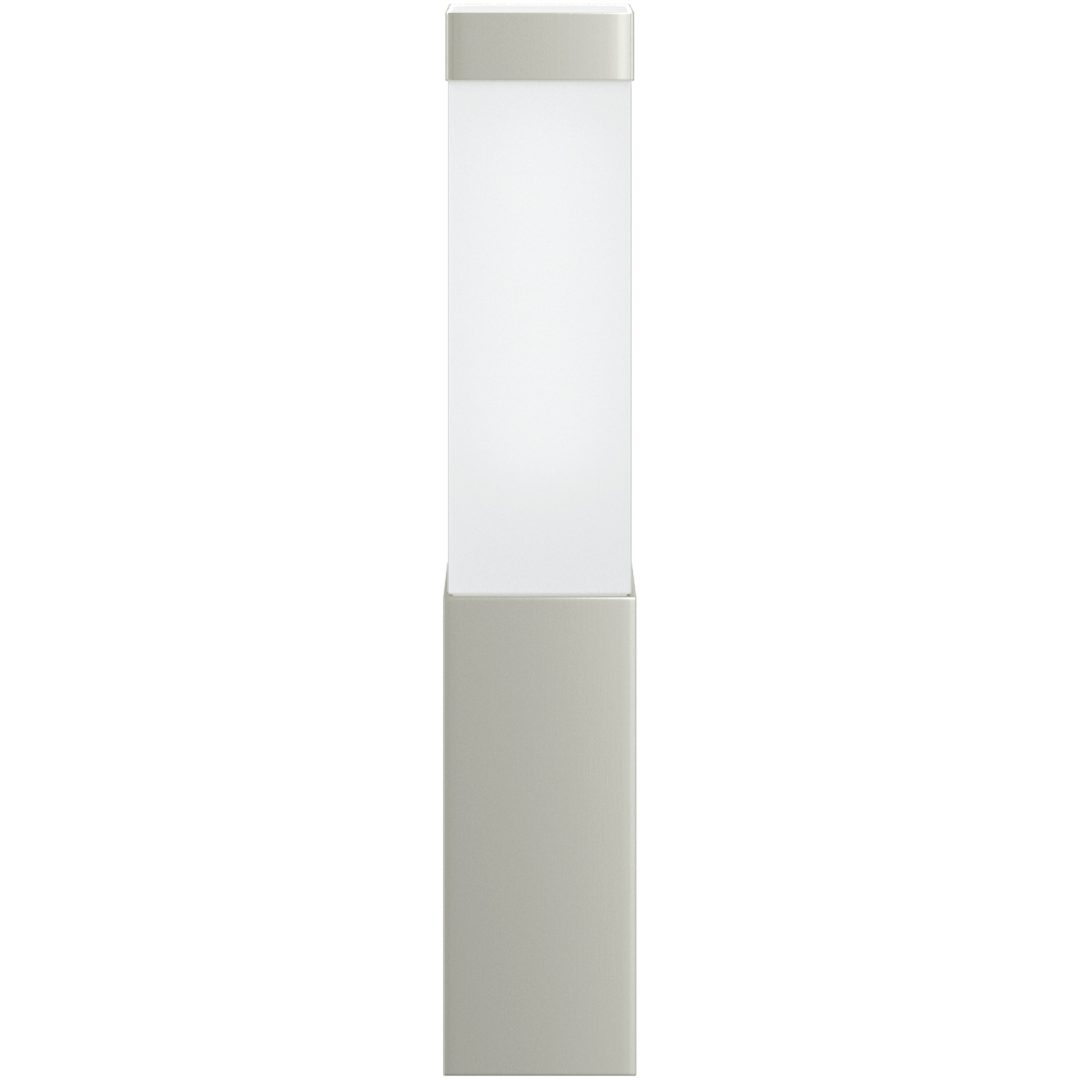 Utomhusvägglampor 2 st Silver Rostfritt Stål IP44 vidaXL Medium – bild 4