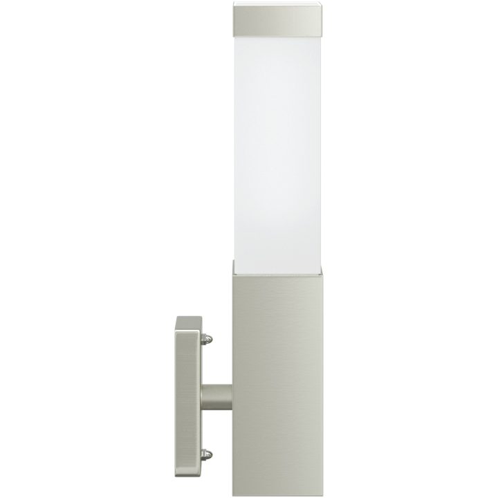 Utomhusvägglampor 2 st Silver Rostfritt Stål IP44 vidaXL Medium – bild 5