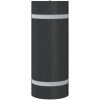 Utomhusvägglampor 2 st svart gjuten aluminium vidaXL 80 x 100 x 240 mm – miniatyr 4