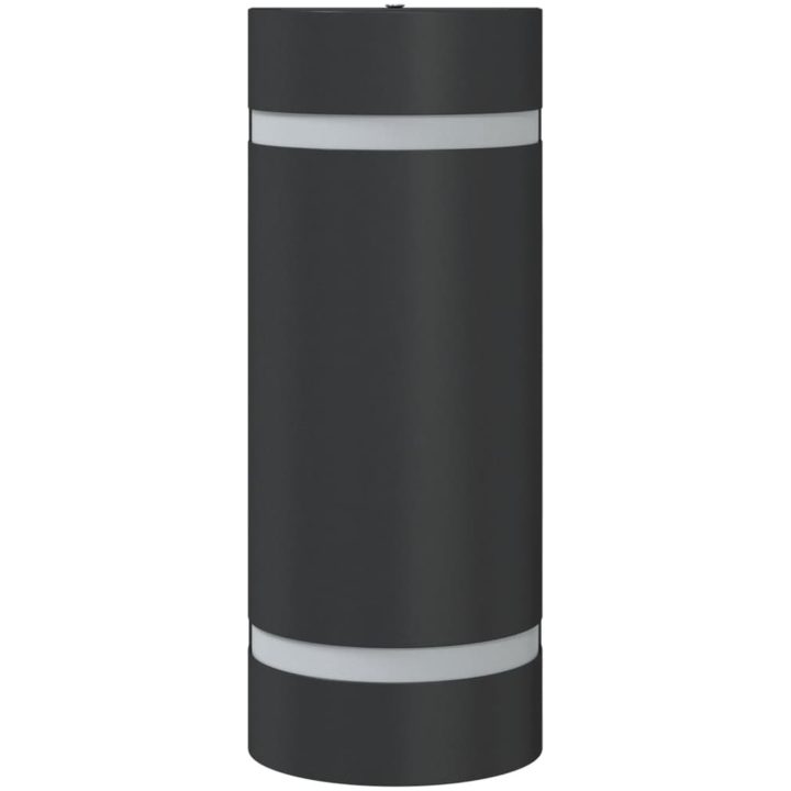 Utomhusvägglampor 2 st svart gjuten aluminium vidaXL 80 x 100 x 240 mm – bild 4