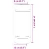 Utomhusvägglampor 2 st svart gjuten aluminium vidaXL 80 x 100 x 240 mm – miniatyr 7