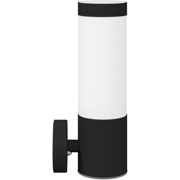 Utomhusvägglampor 2 st Svart Rostfritt Stål IP44 vidaXL Medium – bild 5