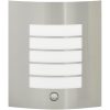 Utomhusvägglampor med Sensor 2 st Silver Rostfritt Stål IP44 vidaXL Medium – miniatyr 4