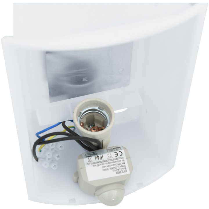 Utomhusvägglampor med Sensor 2 st Silver Rostfritt Stål IP44 vidaXL Medium – bild 8