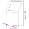 Utomhusvägglampor med sensorer 2 st svart gjuten aluminium vidaXL – miniatyr 9