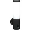Utomhusväggljus med Sensor 2 st Svart Rostfritt Stål IP44 vidaXL Compact – miniatyr 10