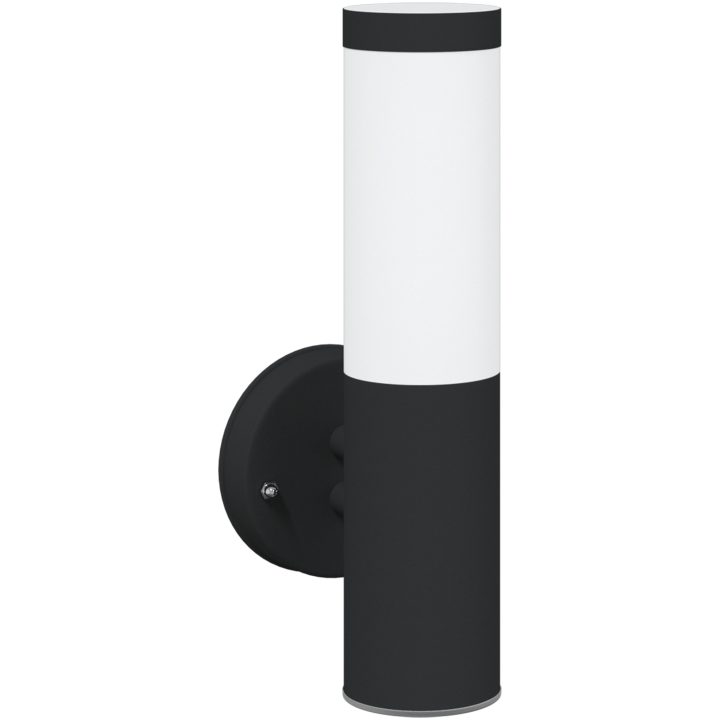 utomhusväggljus svart rostfritt stål IP44 vidaXL 33 cm hög – bild 2