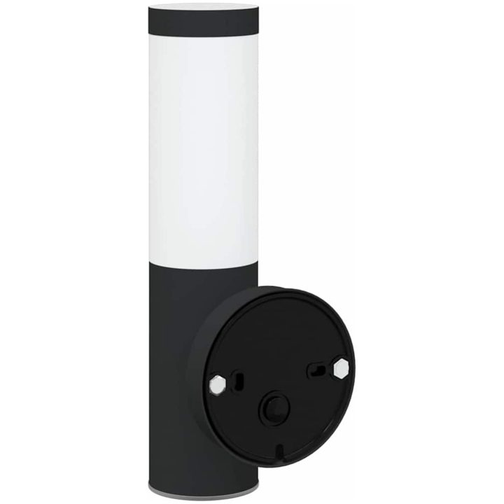 utomhusväggljus svart rostfritt stål IP44 vidaXL 33 cm hög – bild 6