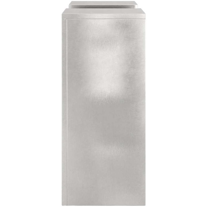 Utomhusväxthusställningar Pelare 2 st Rostfritt stål vidaXL 24 x 24 x 55 cm – bild 7