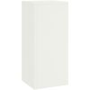 Utomhusväxtställningar Pelare 2 st Vit Stål vidaXL 24 x 24 x 55 cm – miniatyr 5