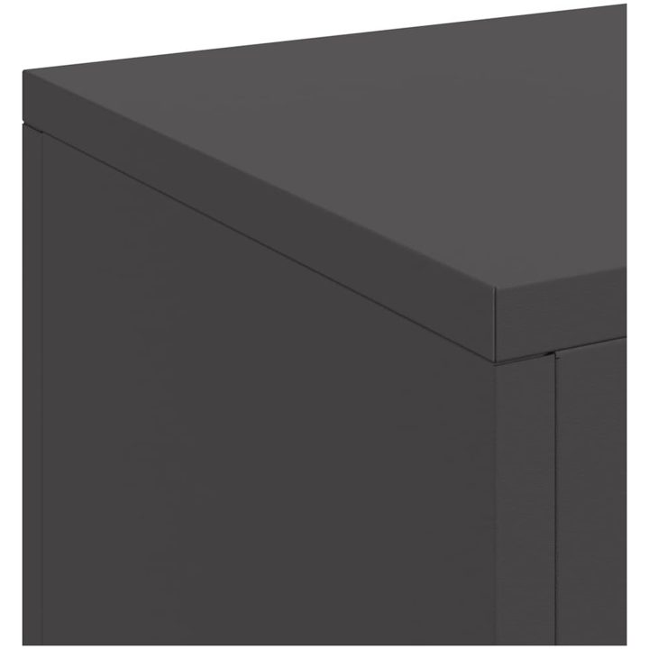 Utomhusväxtstöd Pelare 3 st Svart Stål vidaXL 24 x 24 x 35 cm, 24 x 24 x 55 cm, 24 x 24 x 75 cm – bild 9