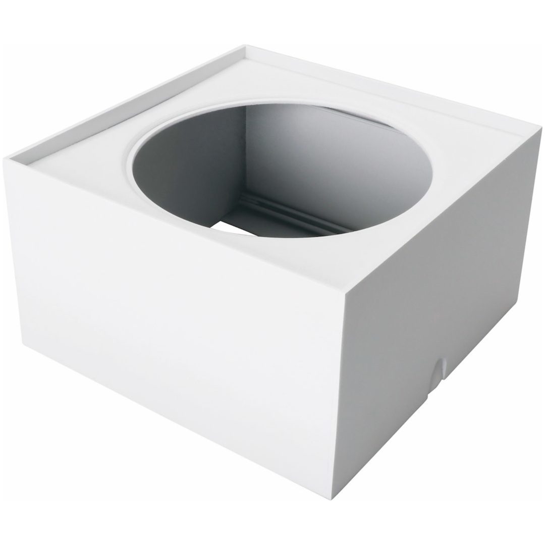Utp. box för MD-360, 1-fack, vit MALMBERGS