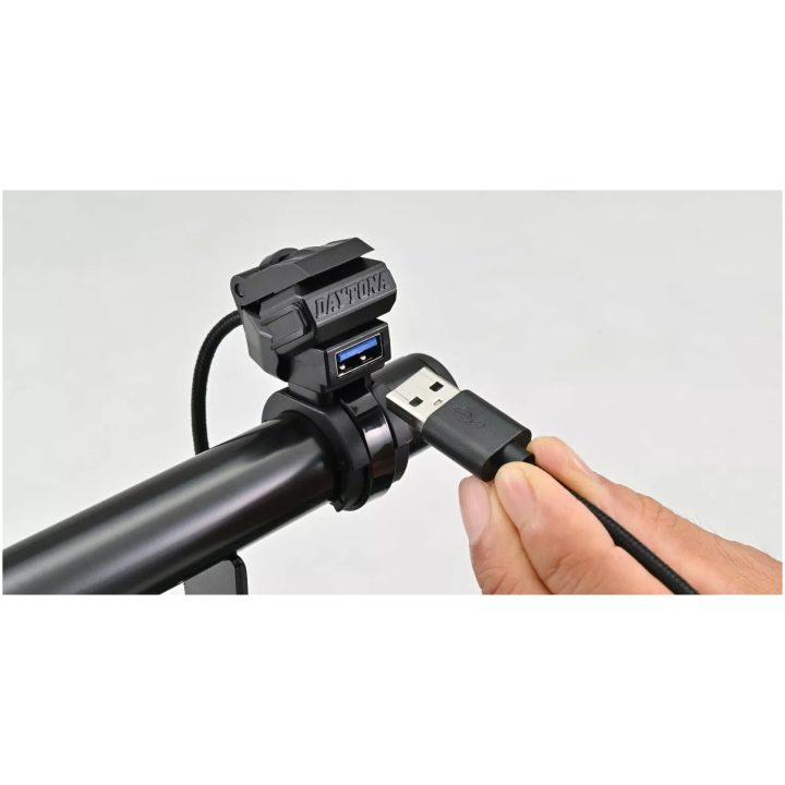 Uttag Usb-a Snabbladdning Svart DAYTONA – bild 2
