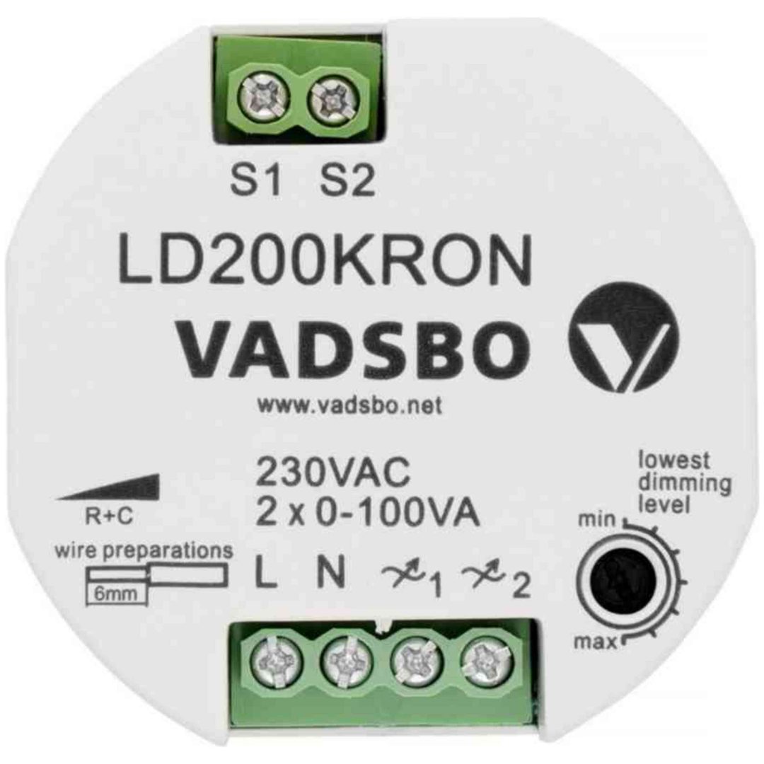 V-4020020IBK Krondimmer för LED Vadsbo